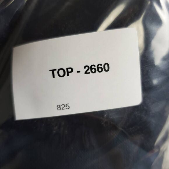 Maurices Women’s Navy Blue Long Sleeve Tunic Top with Black Lace Detail Size XXL - Picture 7 of 7